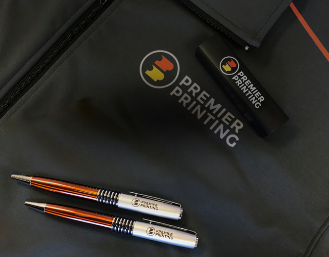 Premier Printing sells promotional products